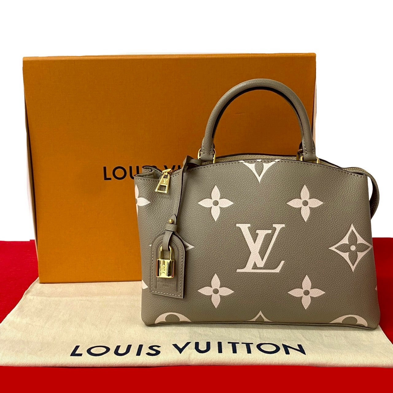 LOUIS VUITTON Handbag Monogram Ann Platt beige Monogram Ann Platt Petit Palais PM
