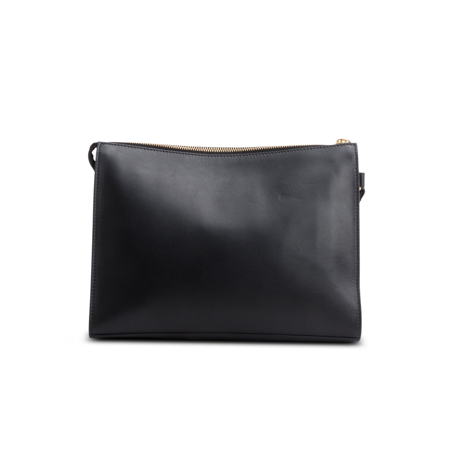 Fendi x Versace Black Leather Clutch