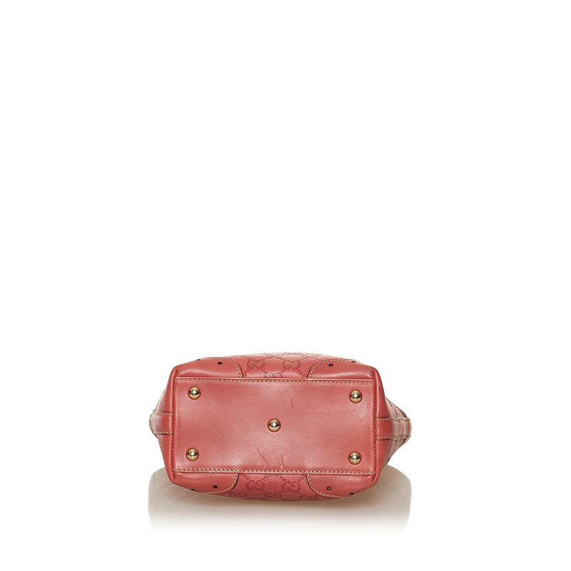 Gucci Lou Leather Top Handle Handbag