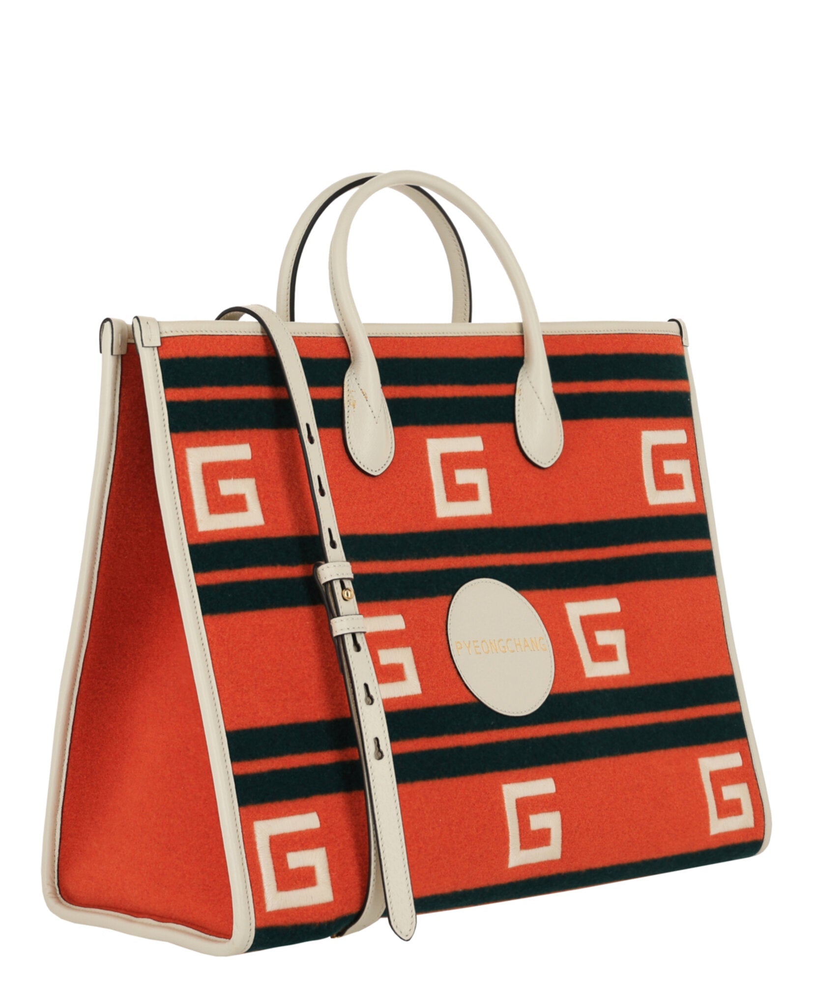 Gucci Mens Pyeongchang Embroidered Tote Bag
