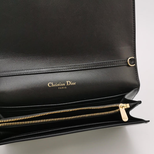 Dior 30Montaigne Patent Leather CD Logo Flap Crossbody Bag 037852001088