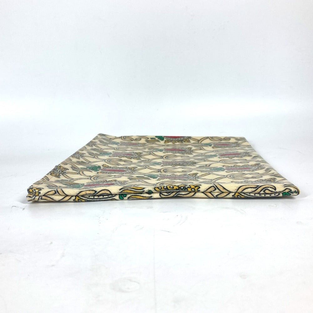 GUCCI Clutch bag Coated canvas Red Garden Women