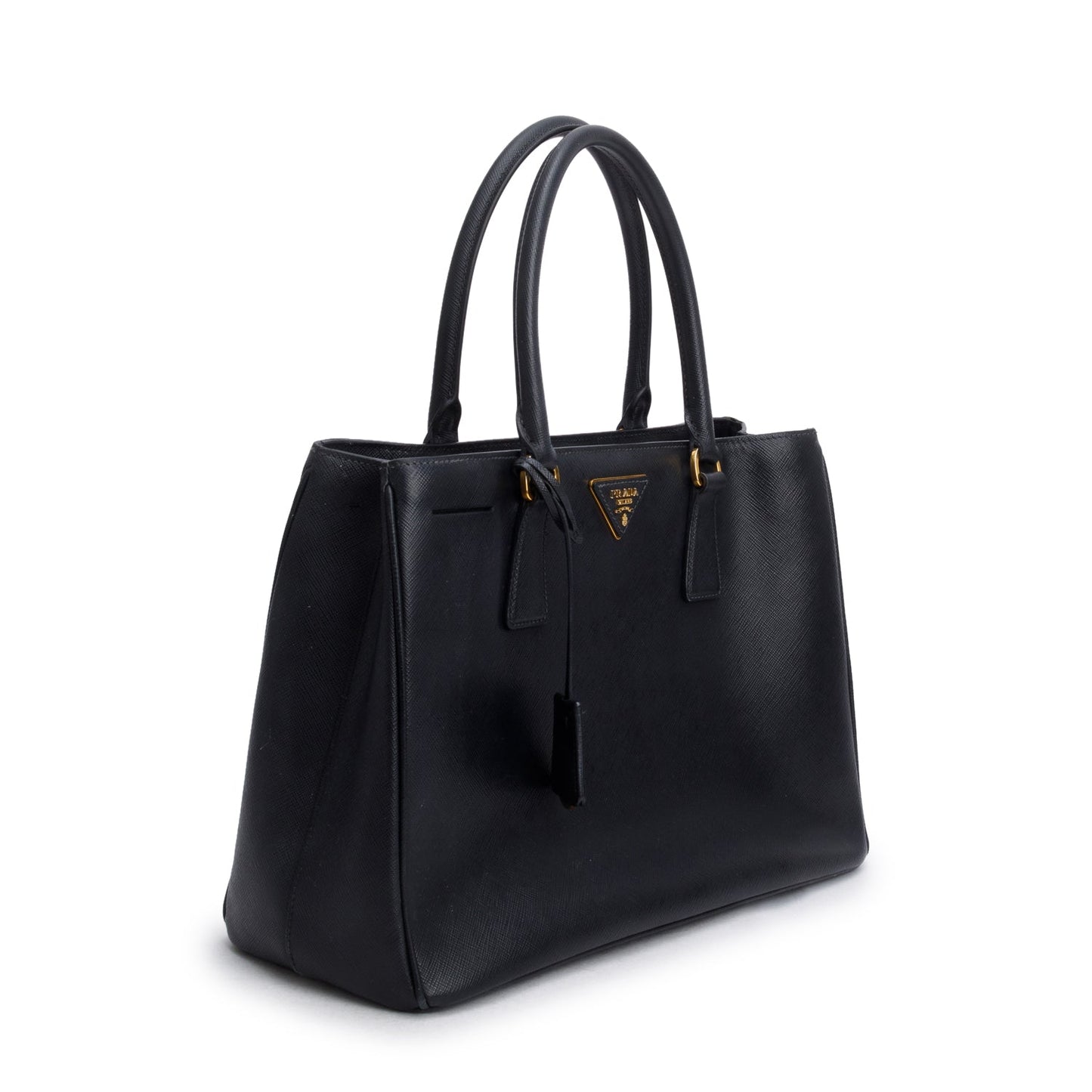 Prada Black Saffiano Lux Medium Galleria Tote