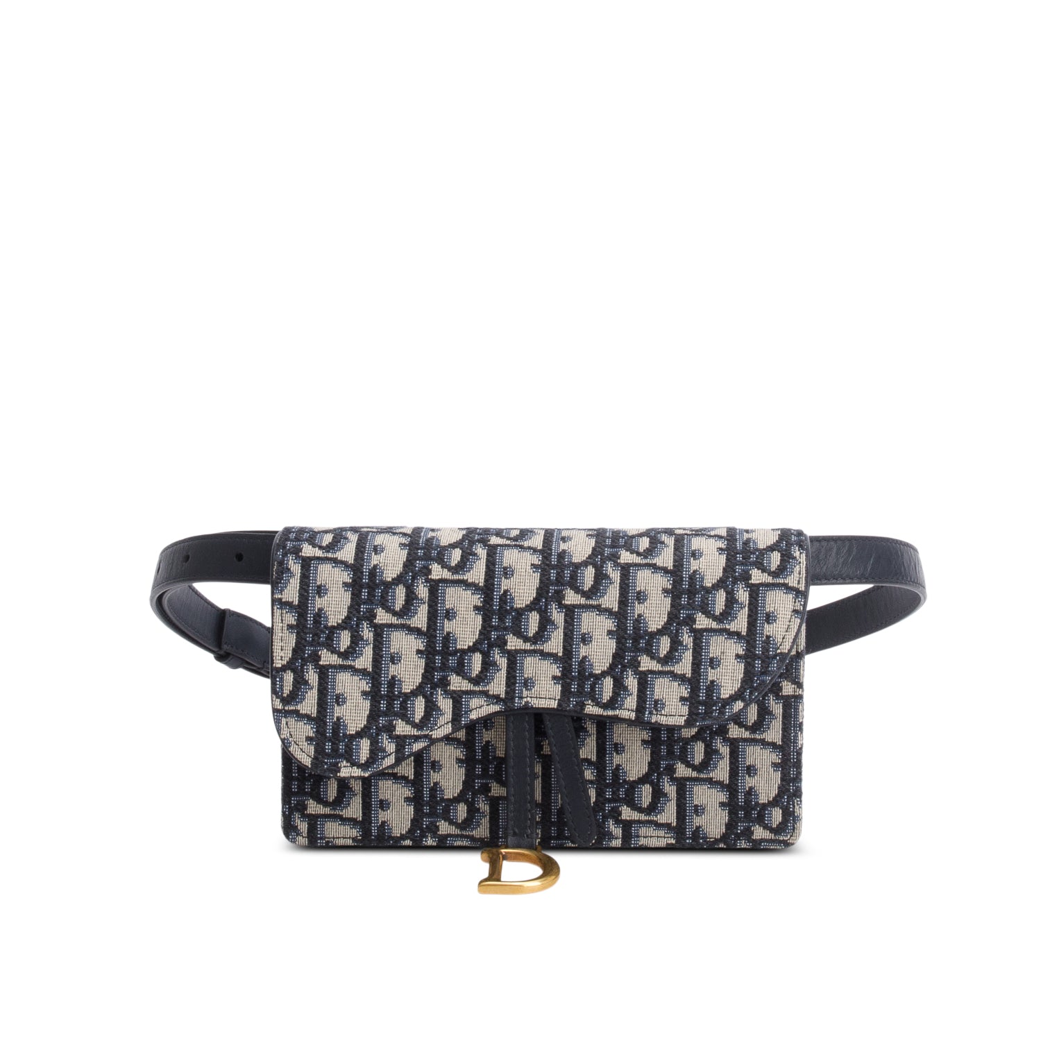 Christian Dior Oblique Saddle Belt Pouch