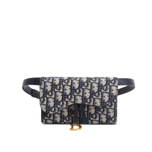 Christian Dior Oblique Saddle Belt Pouch