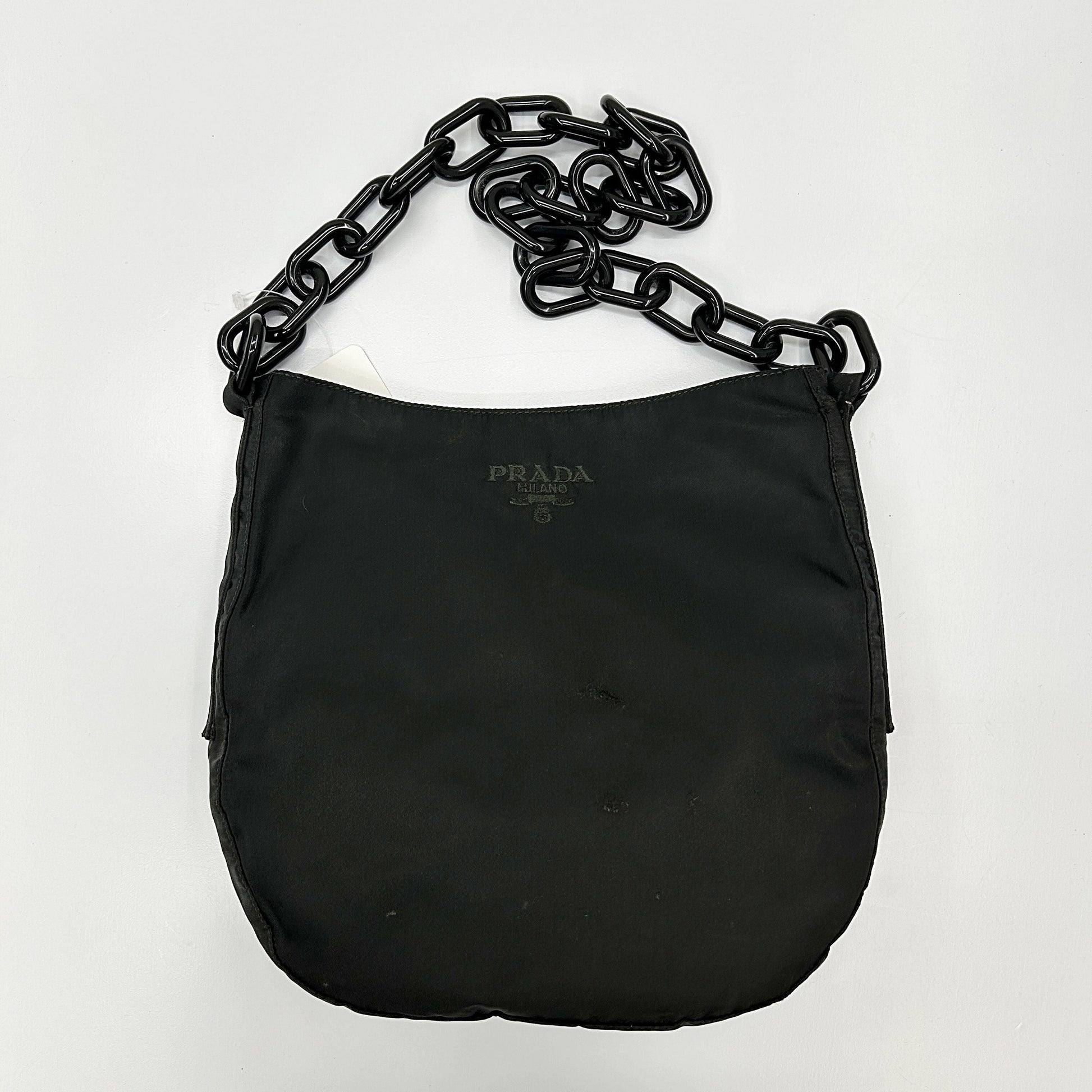 Prada Tessuto Nylon Shoulder Bag - Black Shoulder Bags pr1813ss