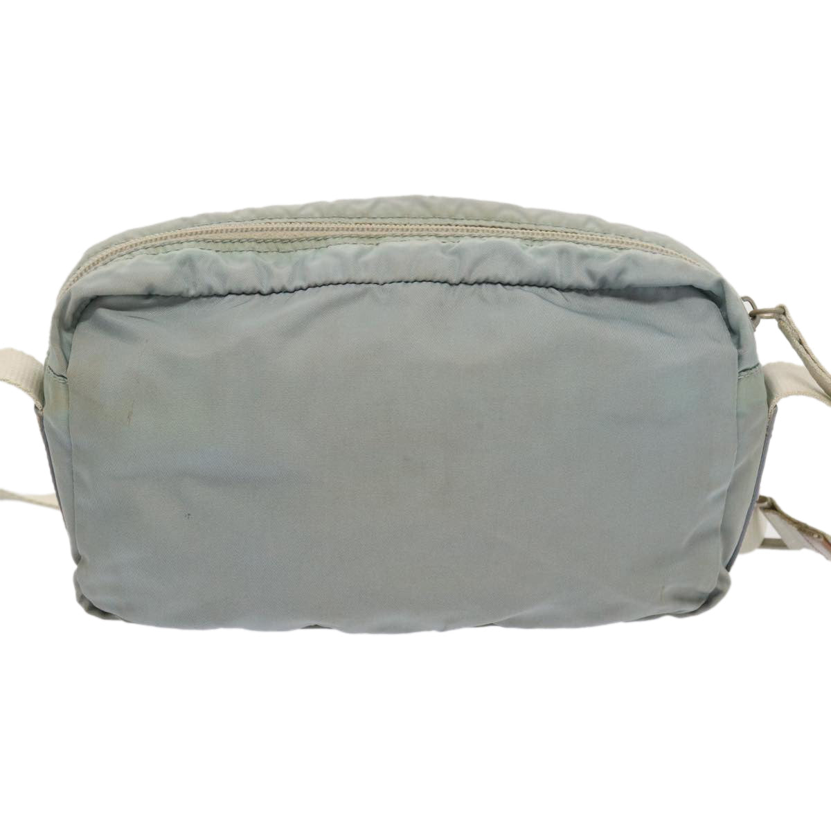 PRADA Shoulder Bag Nylon Light Blue Auth 69234
