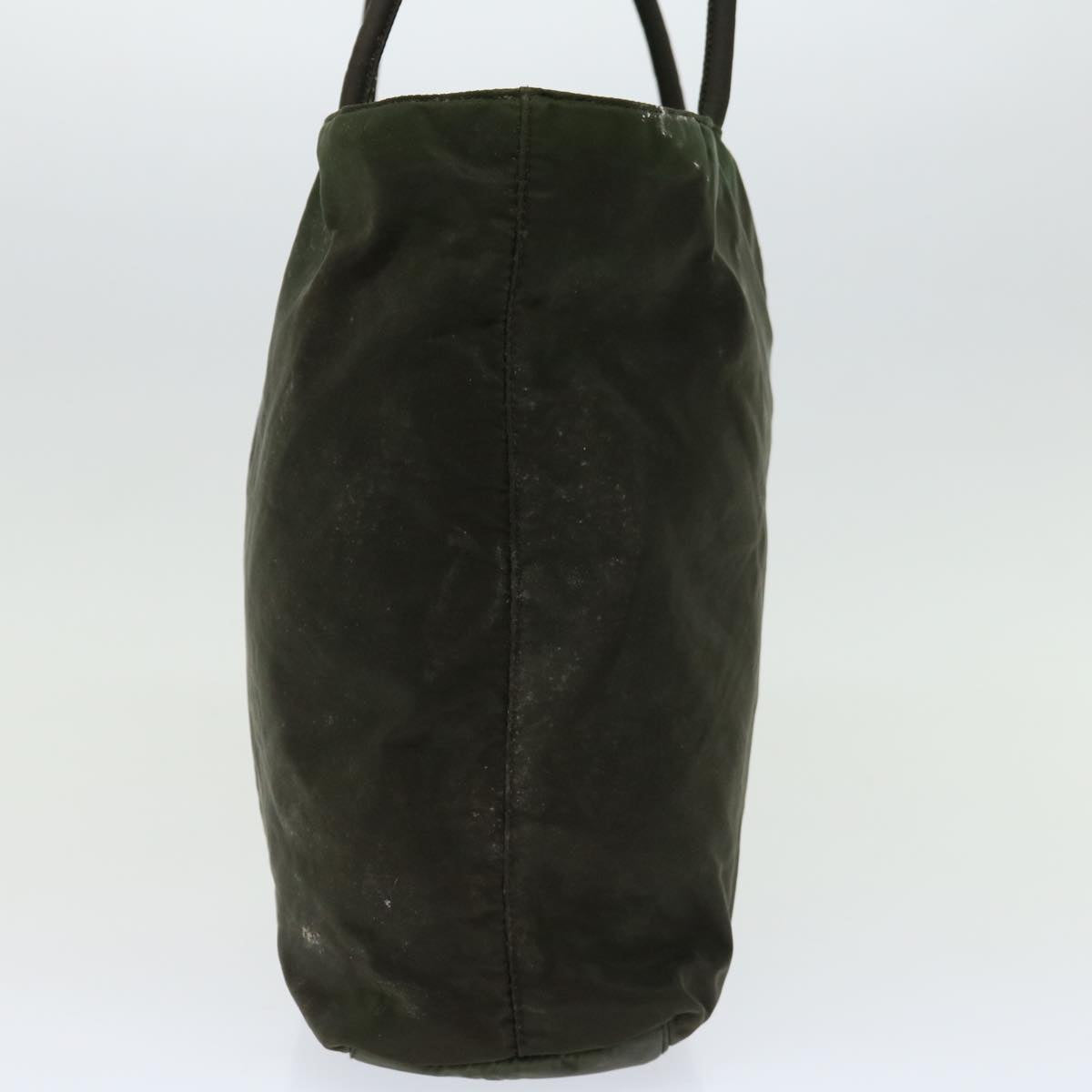 PRADA Tote Bag Nylon Khaki Auth 69690
