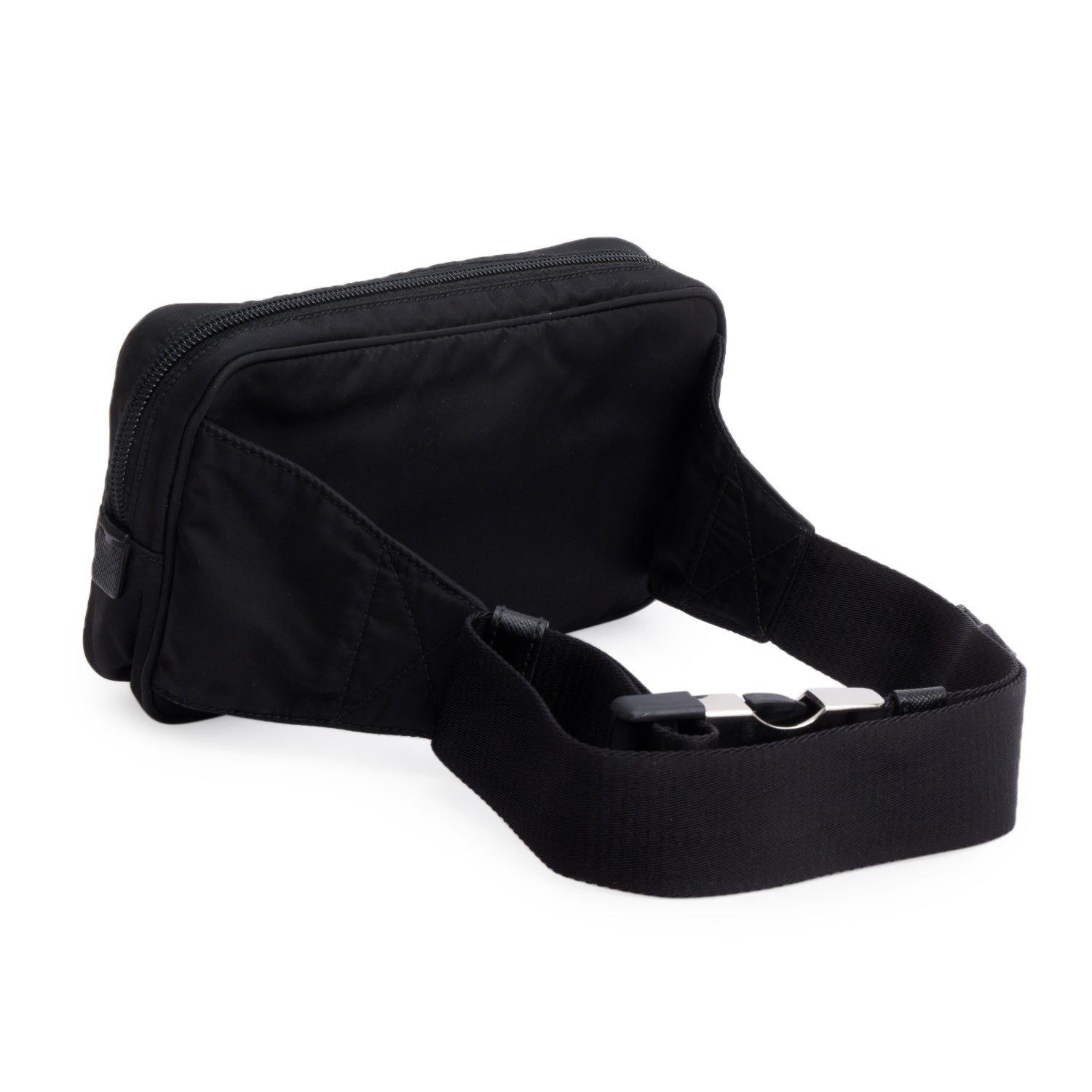 Prada 2021 Black Tessuto Nylon Montagna Belt Bag
