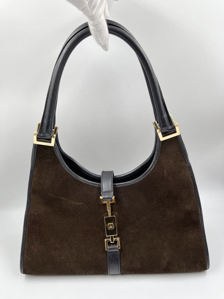 Gucci Nylon Leather Shoulder Bag