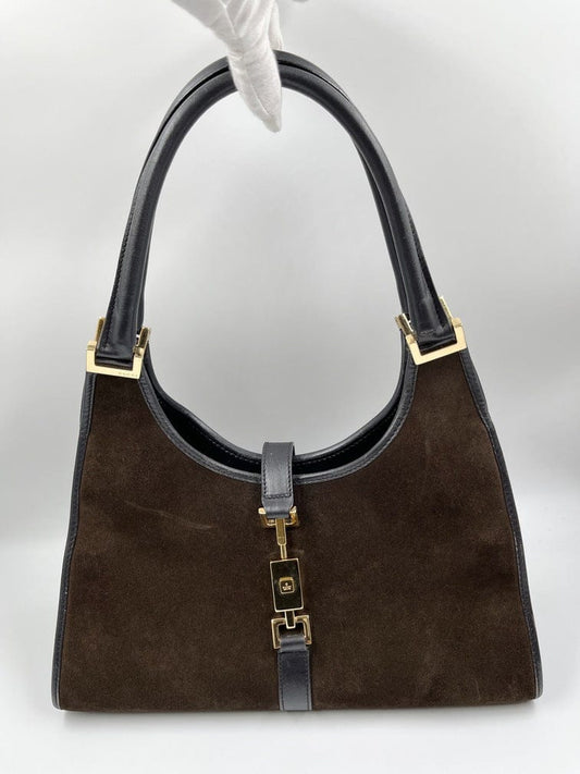 Gucci Nylon Leather Shoulder Bag