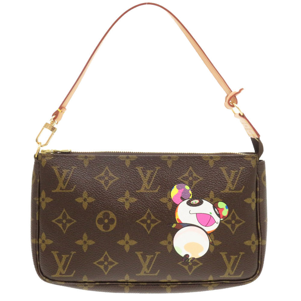LOUIS VUITTON Pouch Monogram canvas Brown Accessory pouch Monogram panda Pochette Accessoires Women