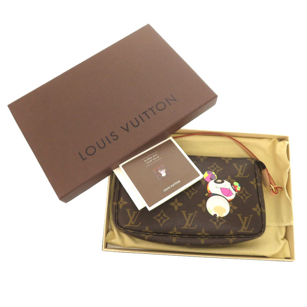 LOUIS VUITTON Pouch Monogram canvas Brown Accessory pouch Monogram panda Pochette Accessoires Women