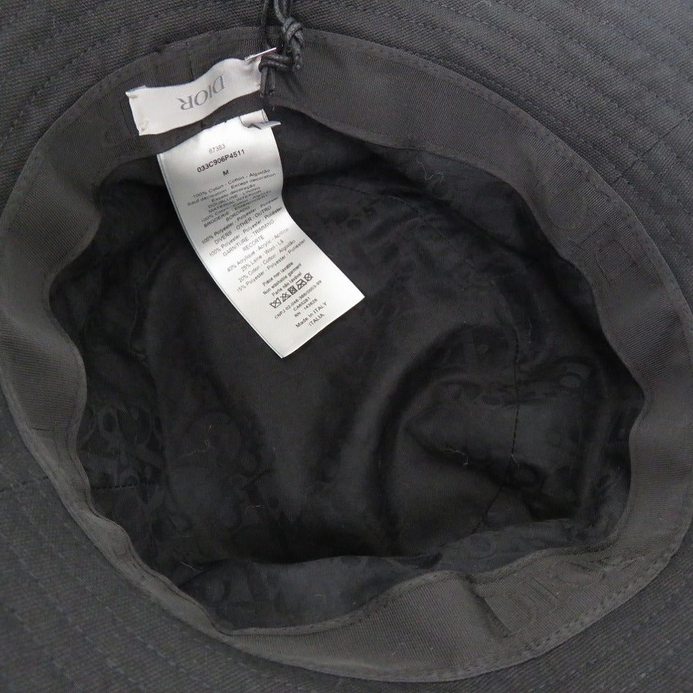 Dior Other hats Cotton, Polyester black Tiger patch bucket hat DIOR AND PETER DOIG Women