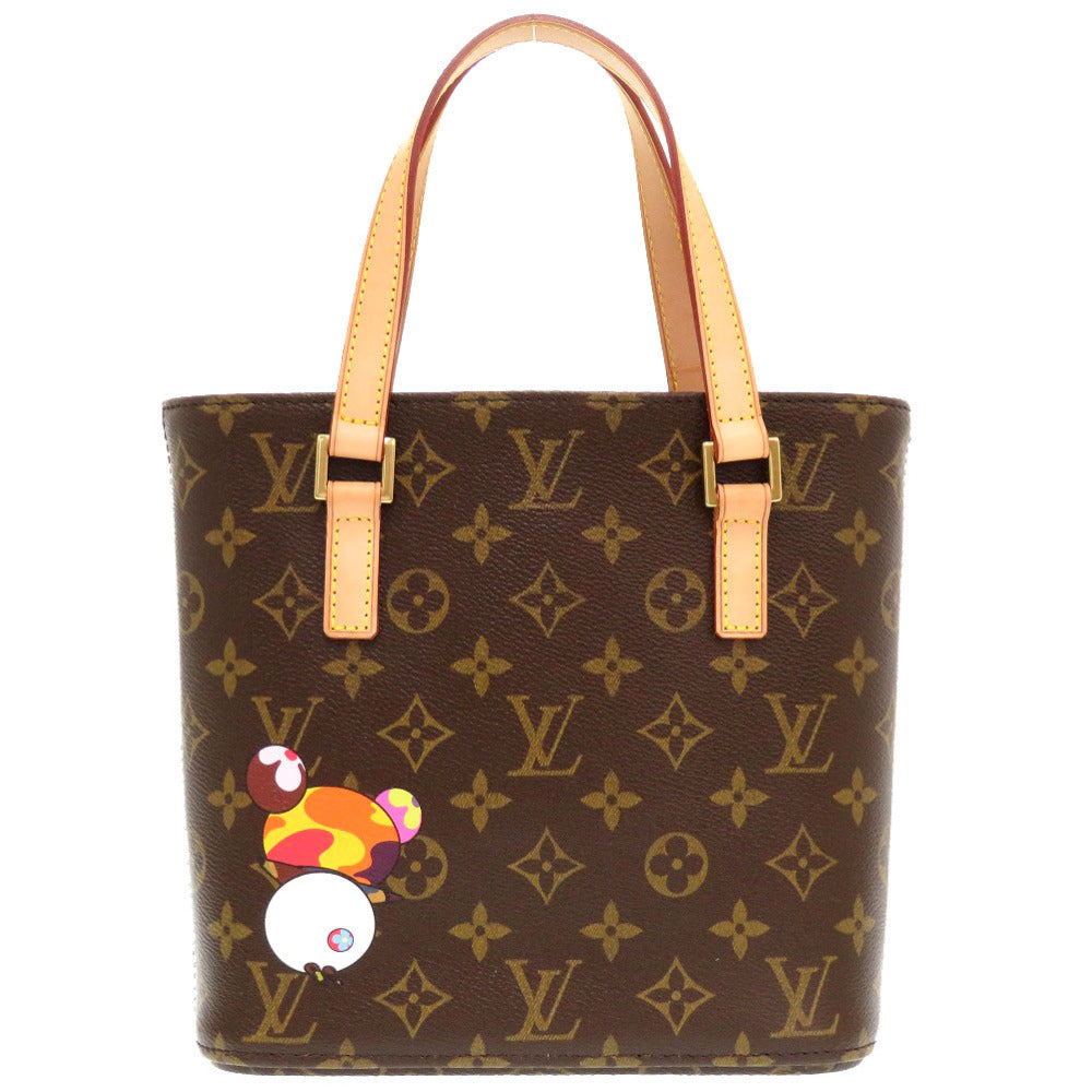 LOUIS VUITTON Handbag Monogram canvas Brown Monogram panda Vavan PM Takashi Murakami Limited