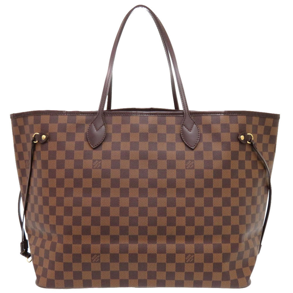 LOUIS VUITTON Tote Bag Damier canvas Brown Damier Ebene Neverfull GM