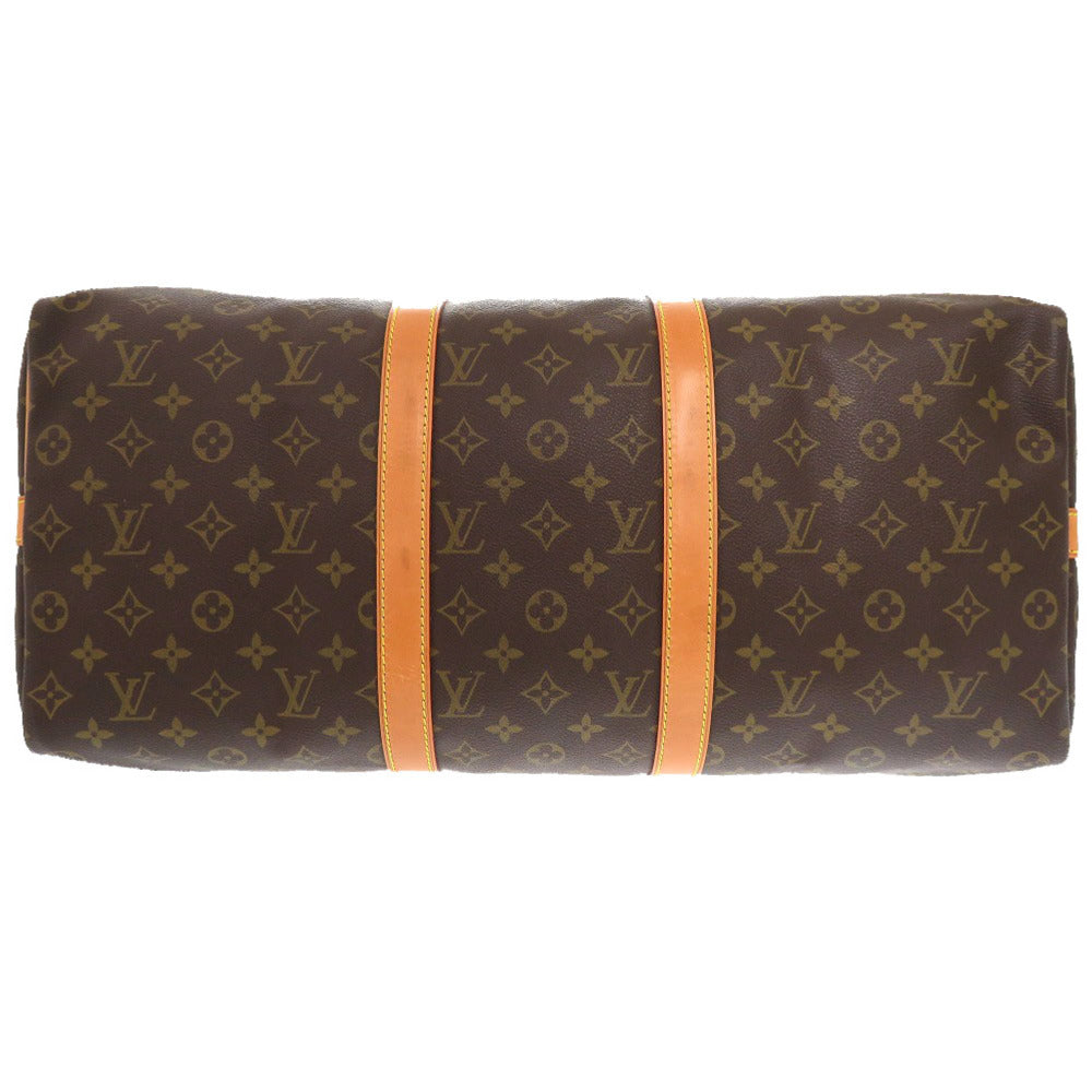 LOUIS VUITTON Boston Duffel bag Monogram canvas Brown Monogram Keepall bandouliere50 mens