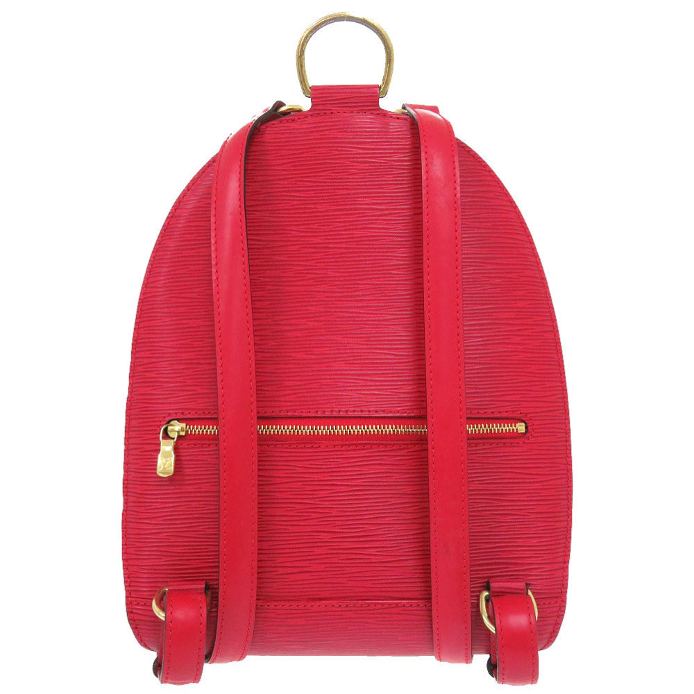LOUIS VUITTON Backpack Epi Leather Castilian red Epi Mabillon Women
