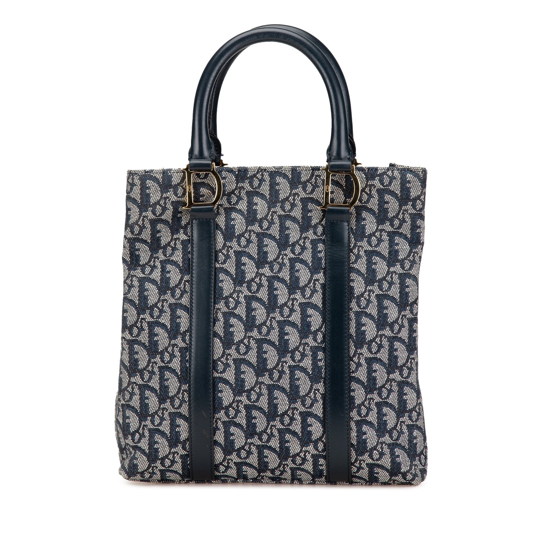 Dior Leather Canvas Tote