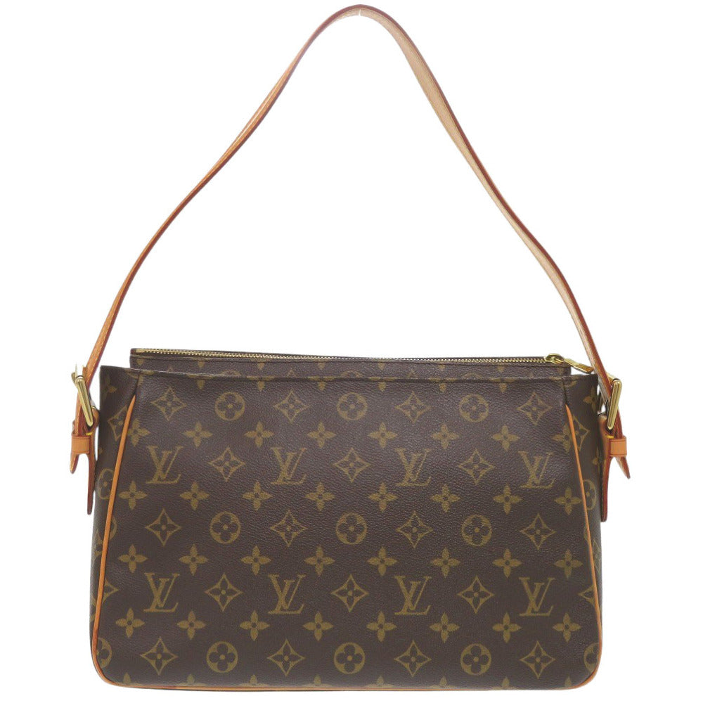 LOUIS VUITTON Shoulder Bag Monogram canvas Brown Monogram Vivasite GM