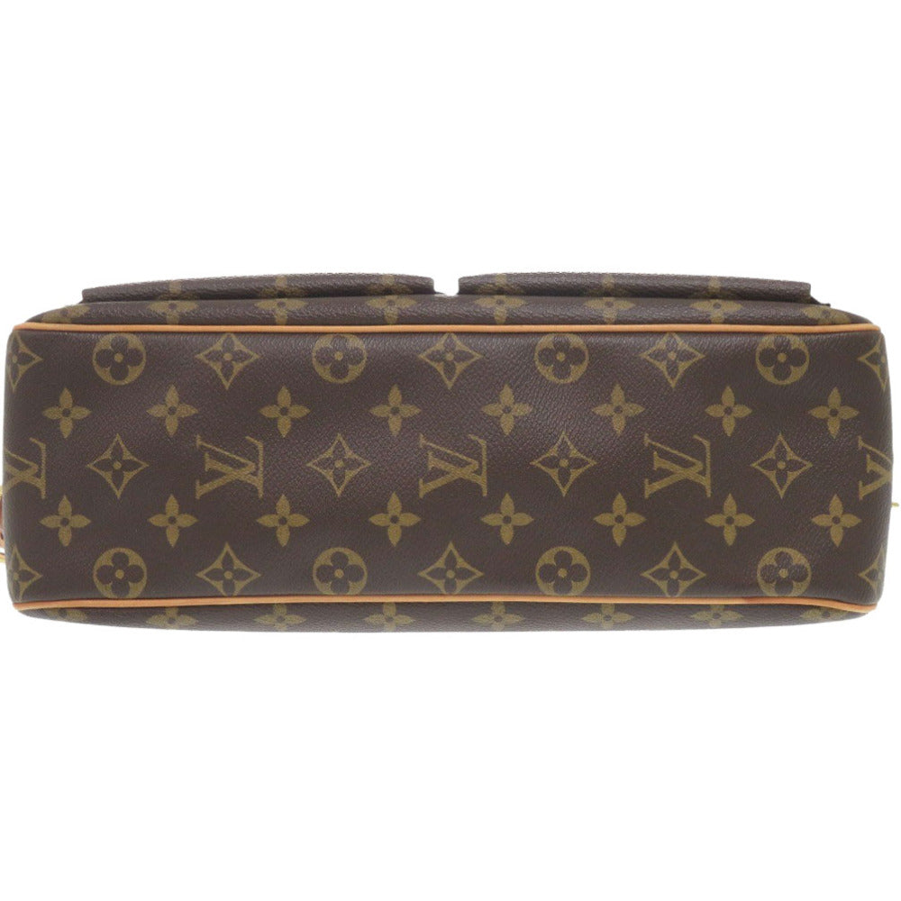 LOUIS VUITTON Shoulder Bag Monogram canvas Brown Monogram Vivasite GM