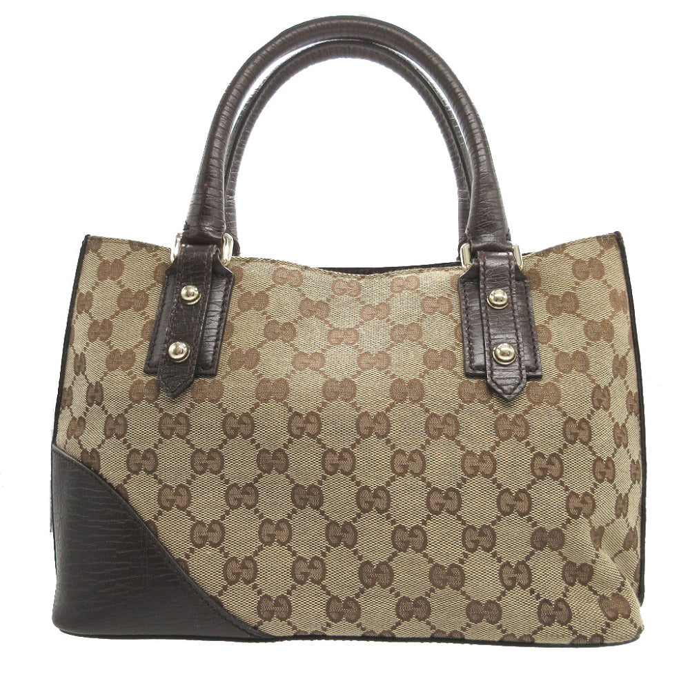 GUCCI Handbag 137475 GG canvas, leather beige Sherry Women(Unisex)