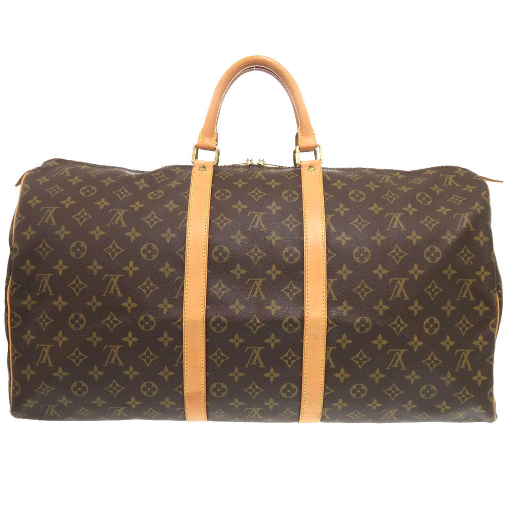 LOUIS VUITTON Boston Duffel bag Monogram canvas Brown Monogram Keepall 55