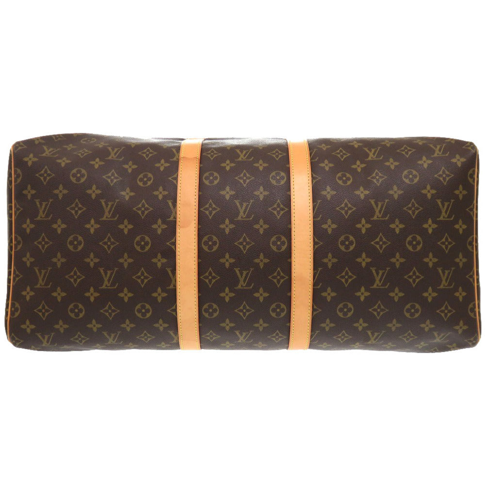 LOUIS VUITTON Boston Duffel bag Monogram canvas Brown Monogram Keepall 55