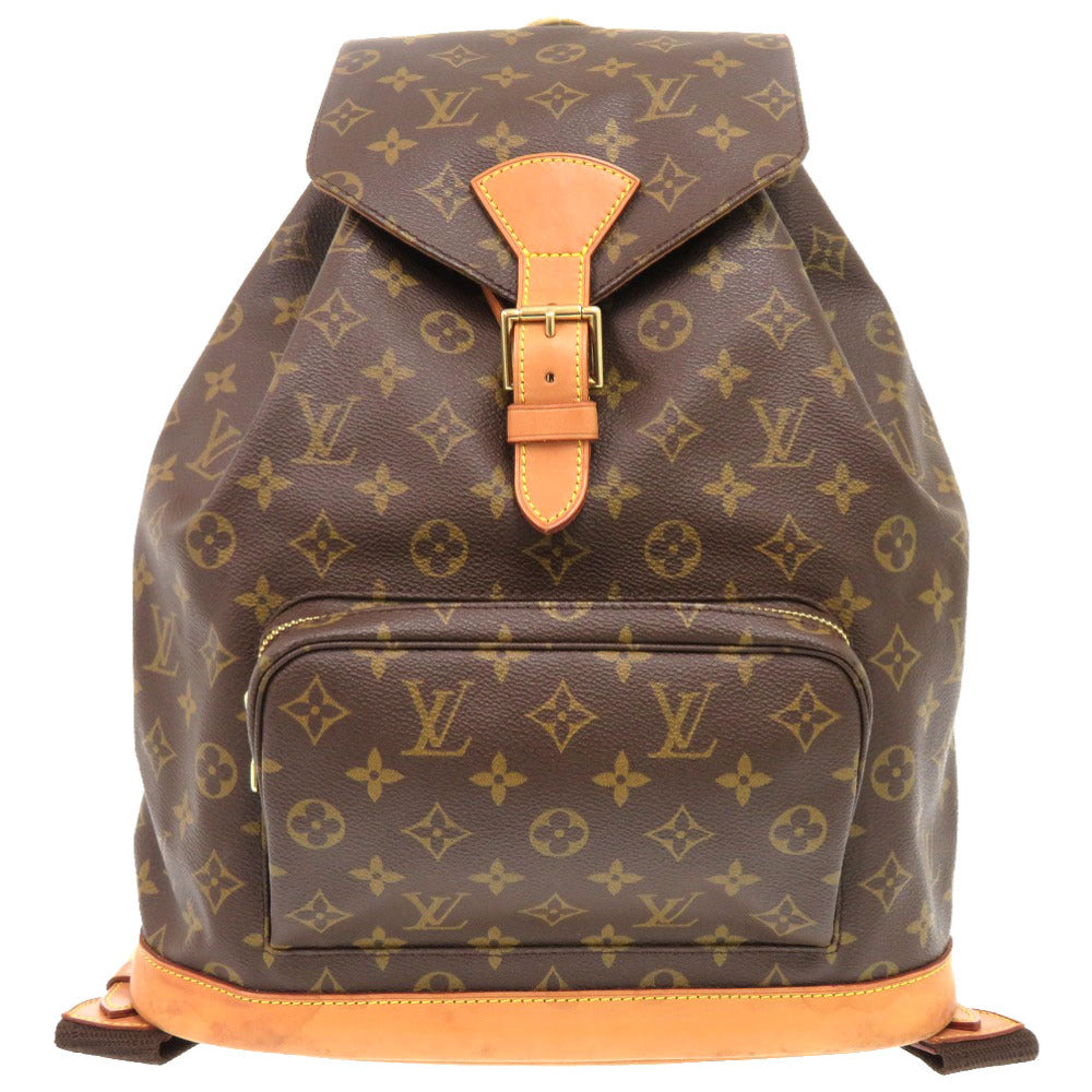 LOUIS VUITTON Backpack Monogram canvas Brown Monogram MontsourisGM