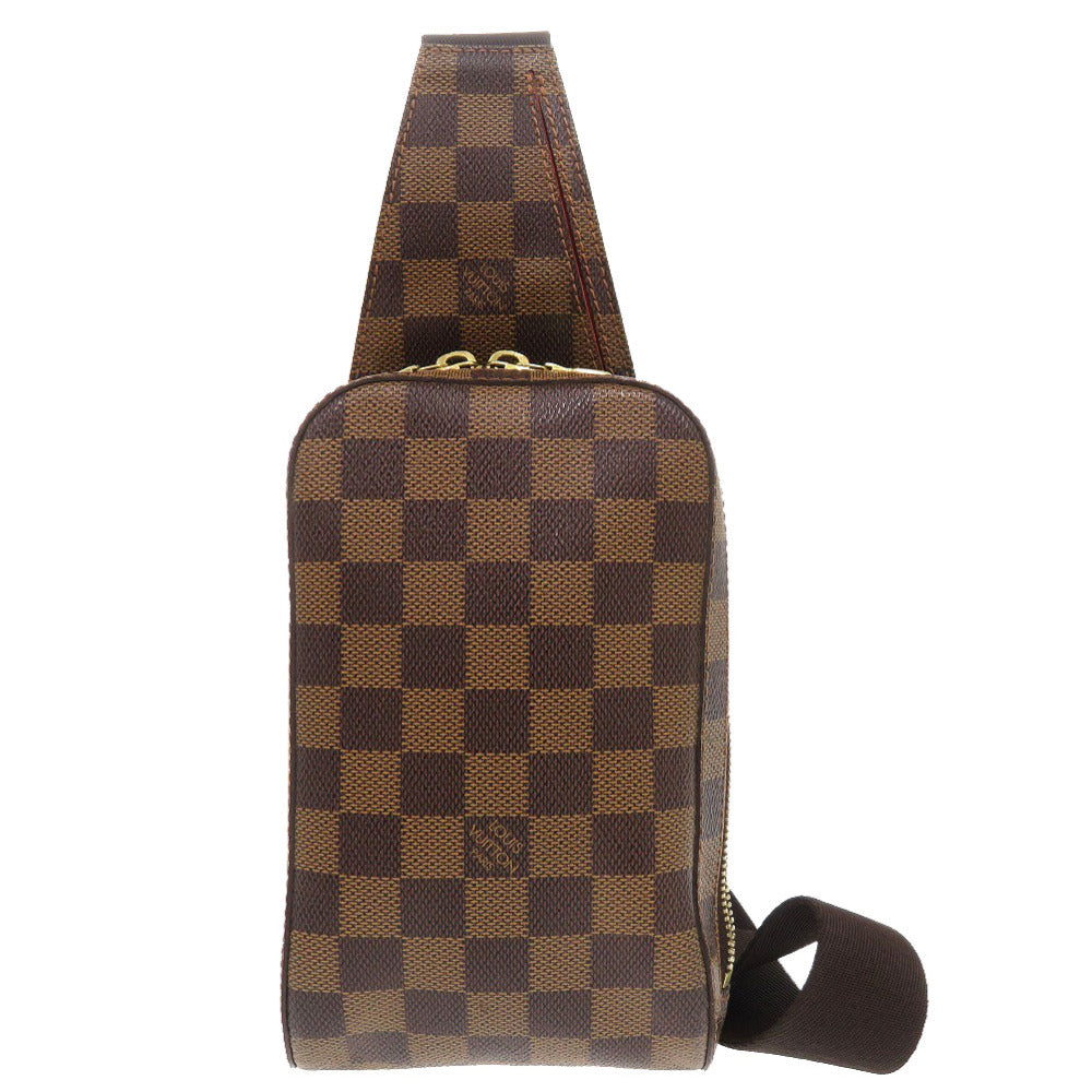 LOUIS VUITTON Sling bag Damier canvas Ebene Damier Geronimos mens