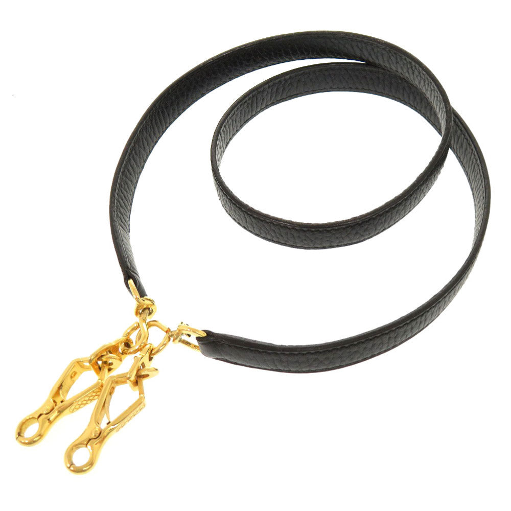 HERMES Shoulder strap Ardenne black Kelly strap Women
