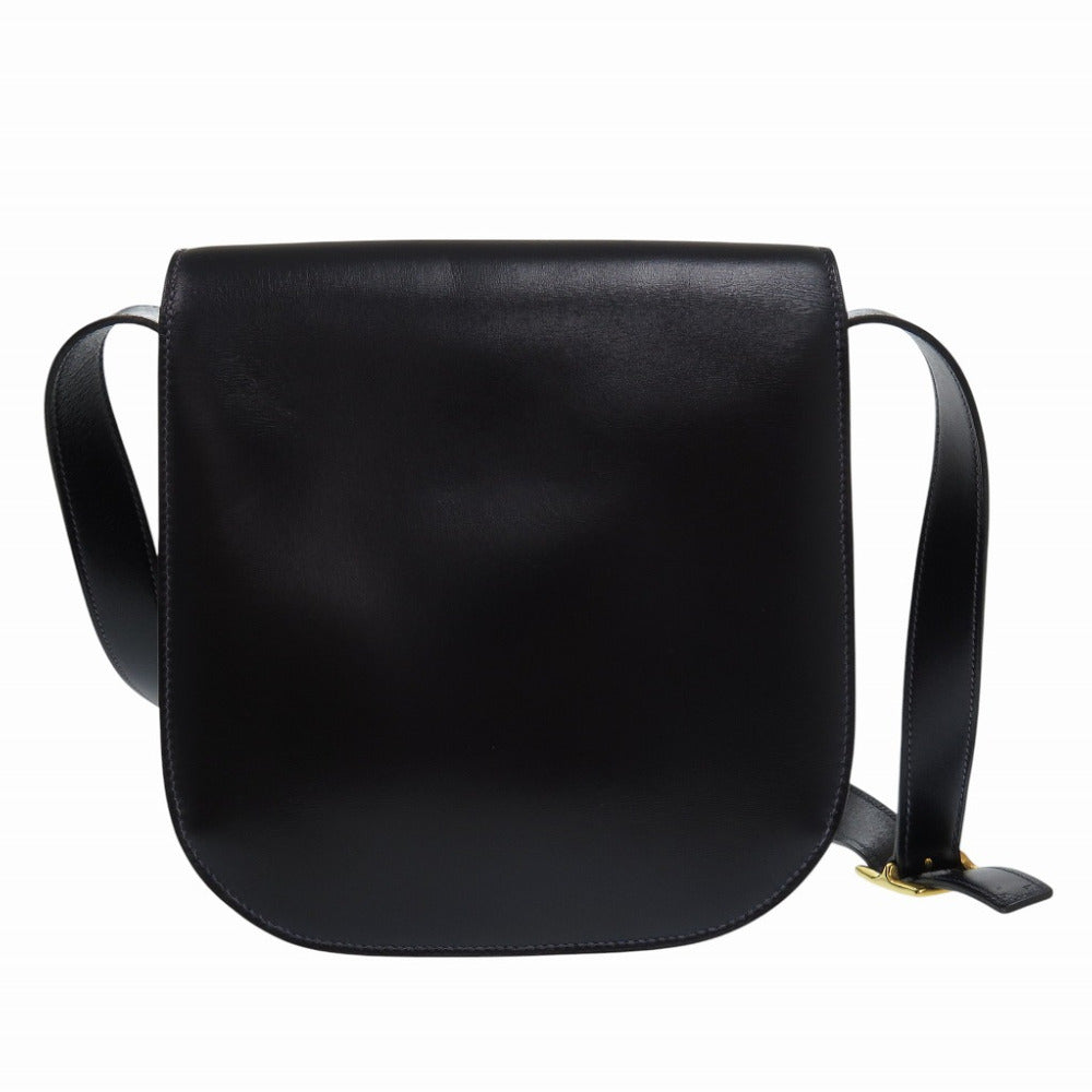 HERMES Shoulder Bag Box scarf black Shoulder Bag Women