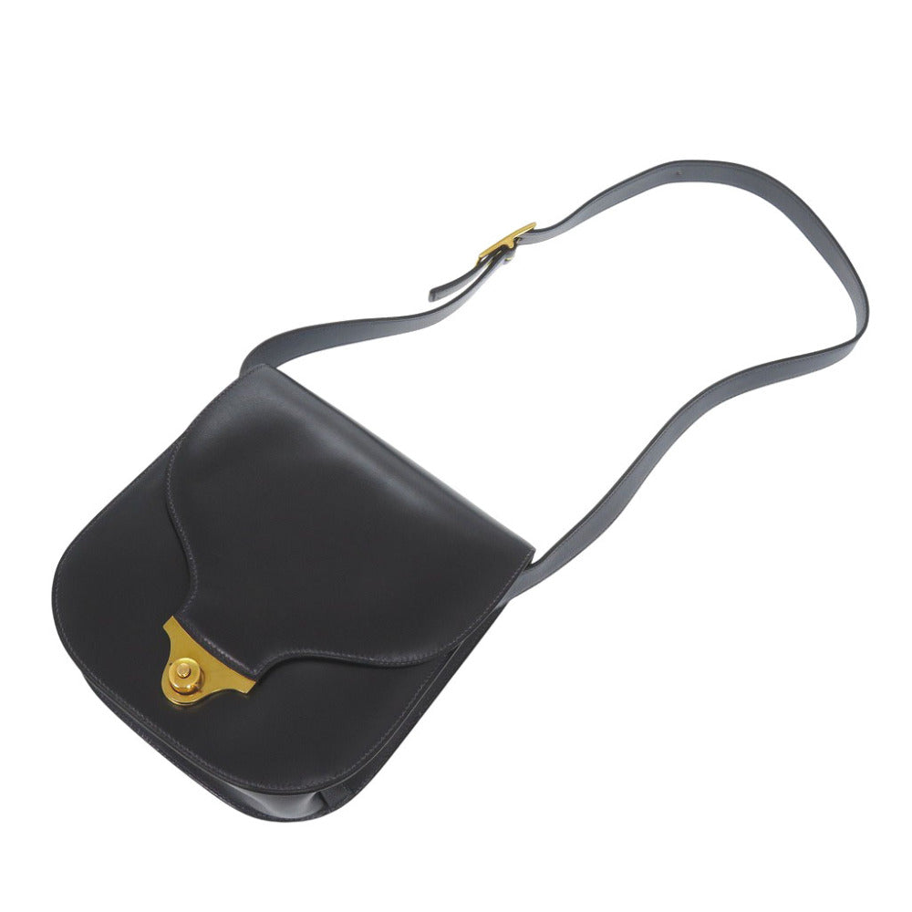 HERMES Shoulder Bag Box scarf black Shoulder Bag Women