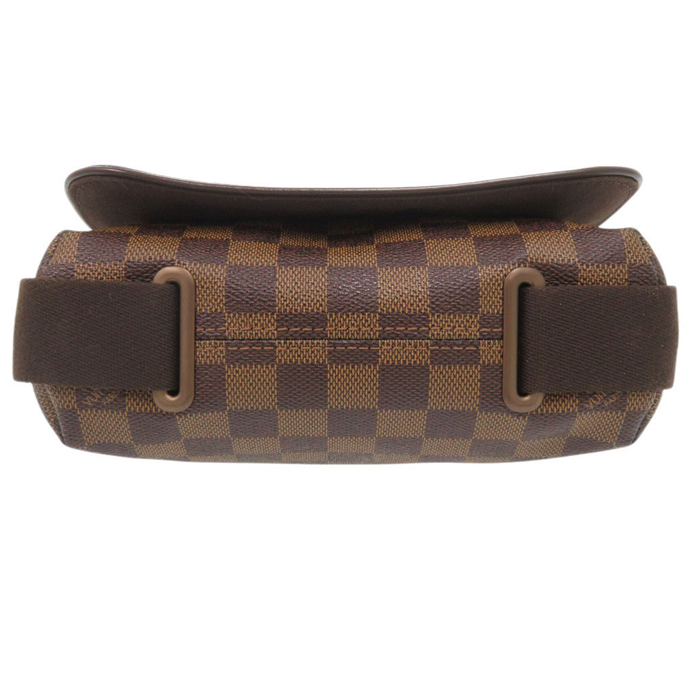 LOUIS VUITTON Shoulder Bag Damier canvas Ebene Damier Brooklyn PM Women