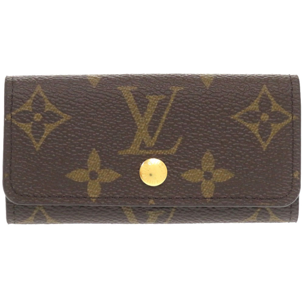LOUIS VUITTON Key case Key holder Monogram canvas Brown Monogram Multicles4 Women