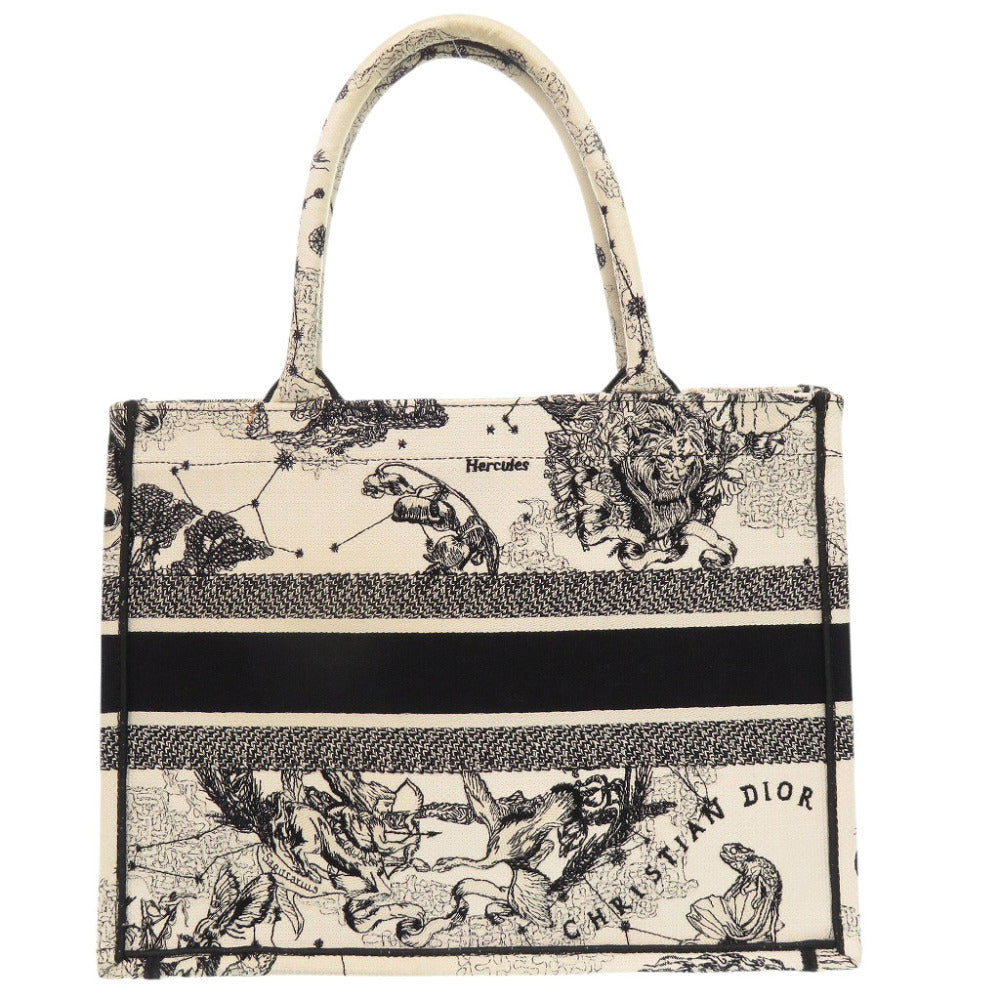 Christian Dior Tote Bag M1296ZRHZ-M06E canvas white Book Tote Medium Women