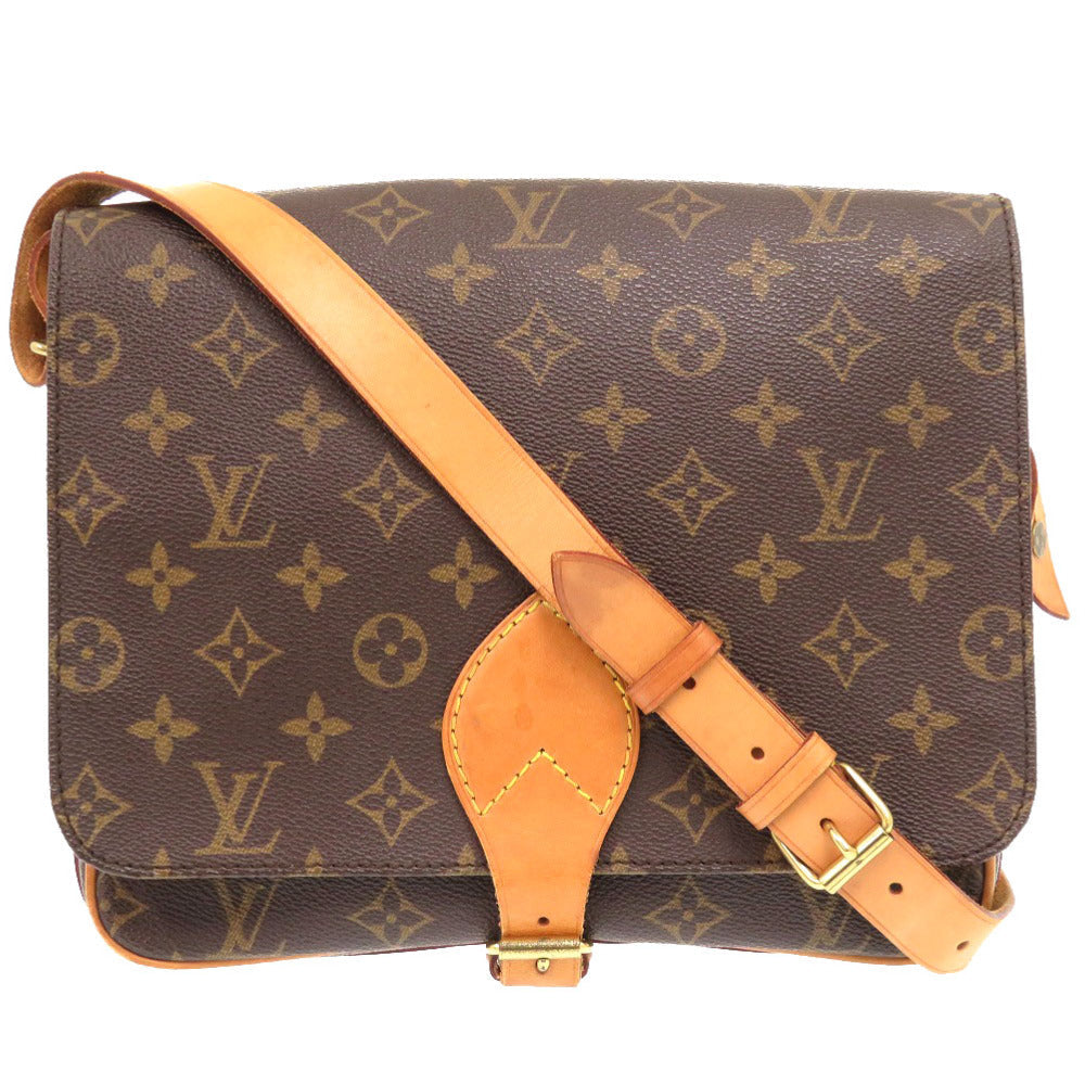 LOUIS VUITTON Shoulder Bag Monogram canvas Brown Monogram Cartouchiere 26