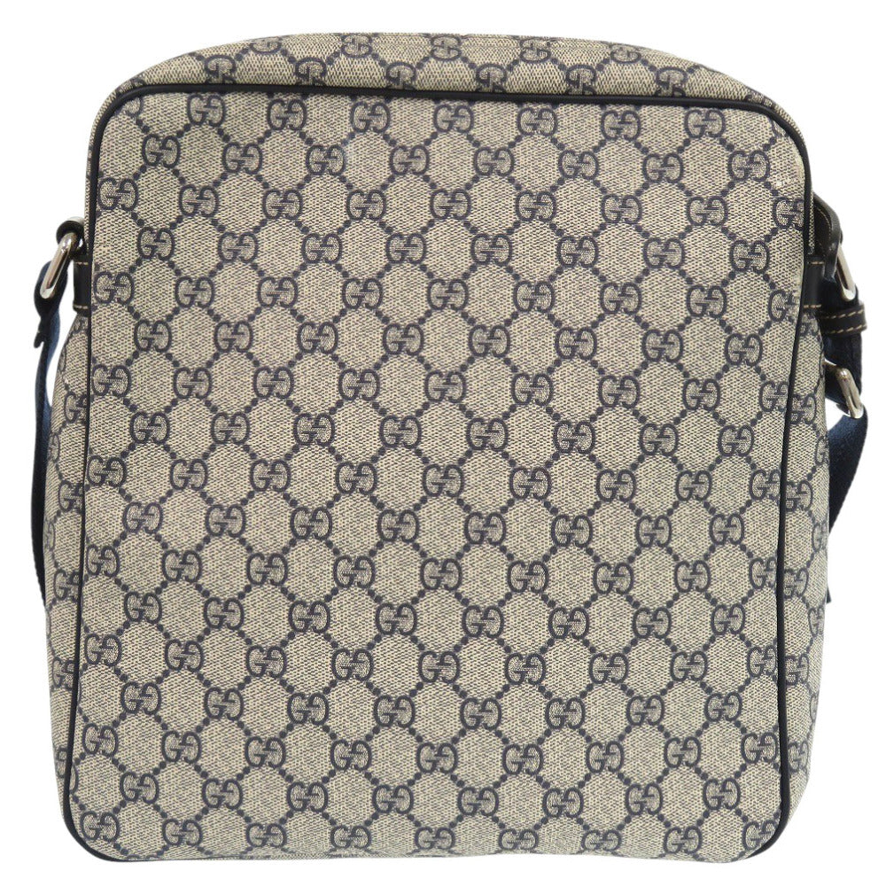 GUCCI Shoulder Bag 201448 GG Supreme Canvas Navy unisex(Unisex)