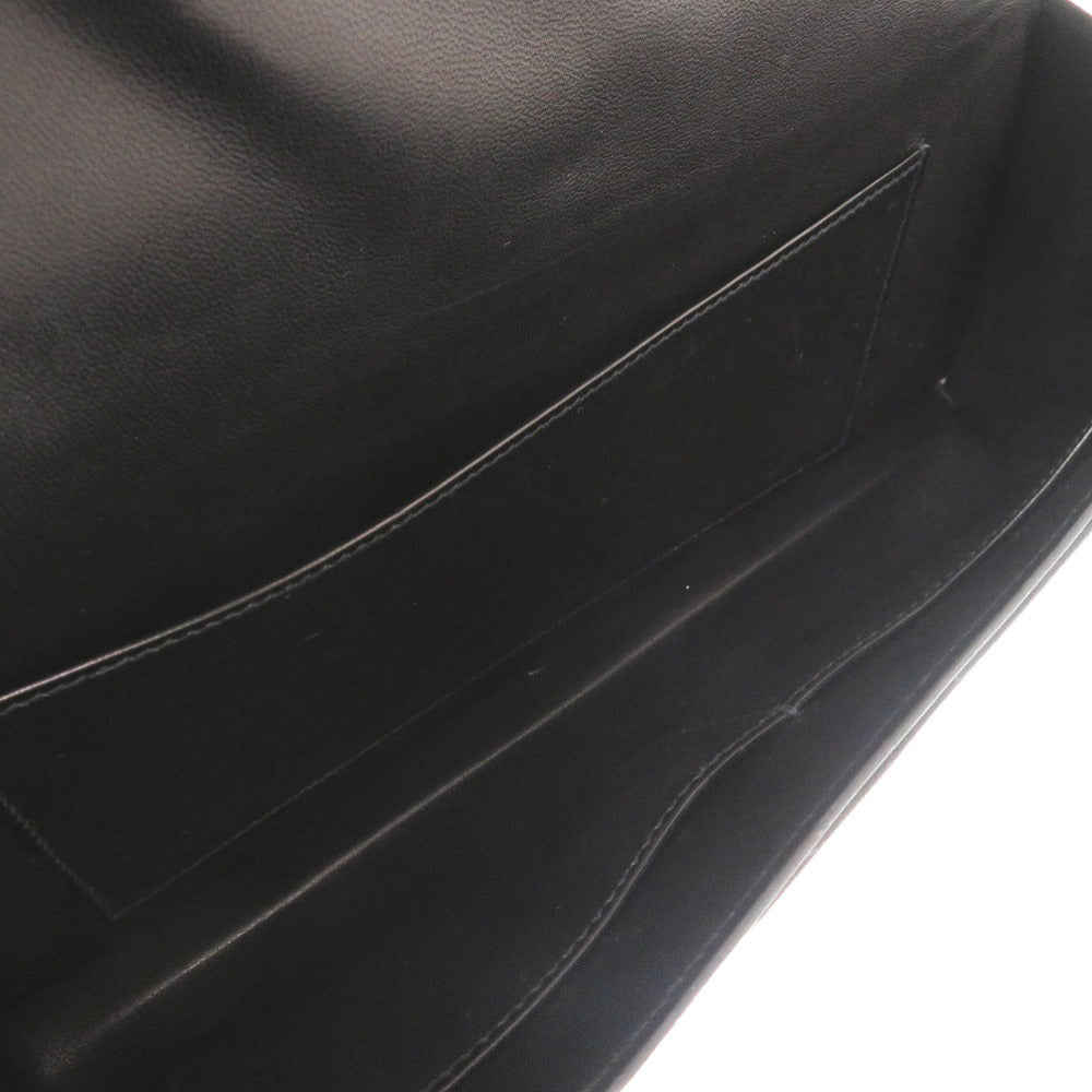 HERMES Shoulder Bag Box scarf black Napoleon Women