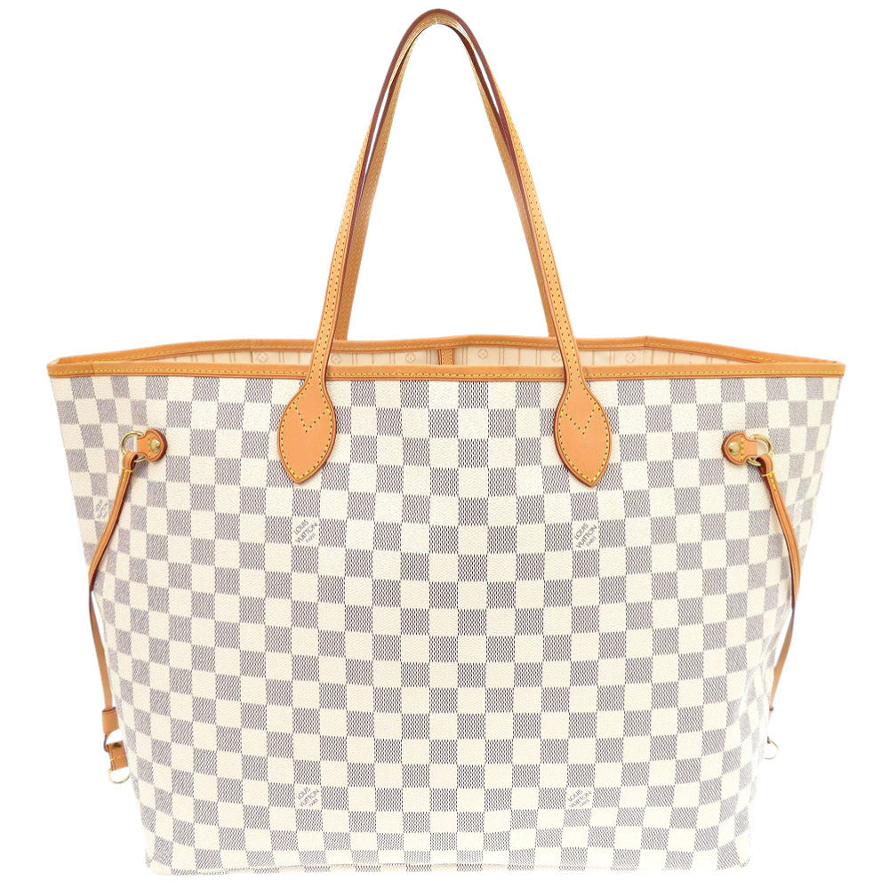 LOUIS VUITTON Tote Bag Damier Azur Canvas white Damier Azur Neverfull GM Women