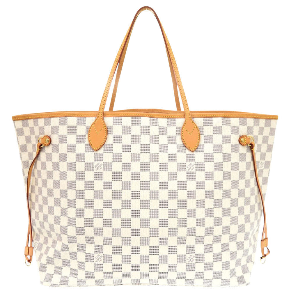 LOUIS VUITTON Tote Bag Damier Azur Canvas white Damier Azur Neverfull GM Women