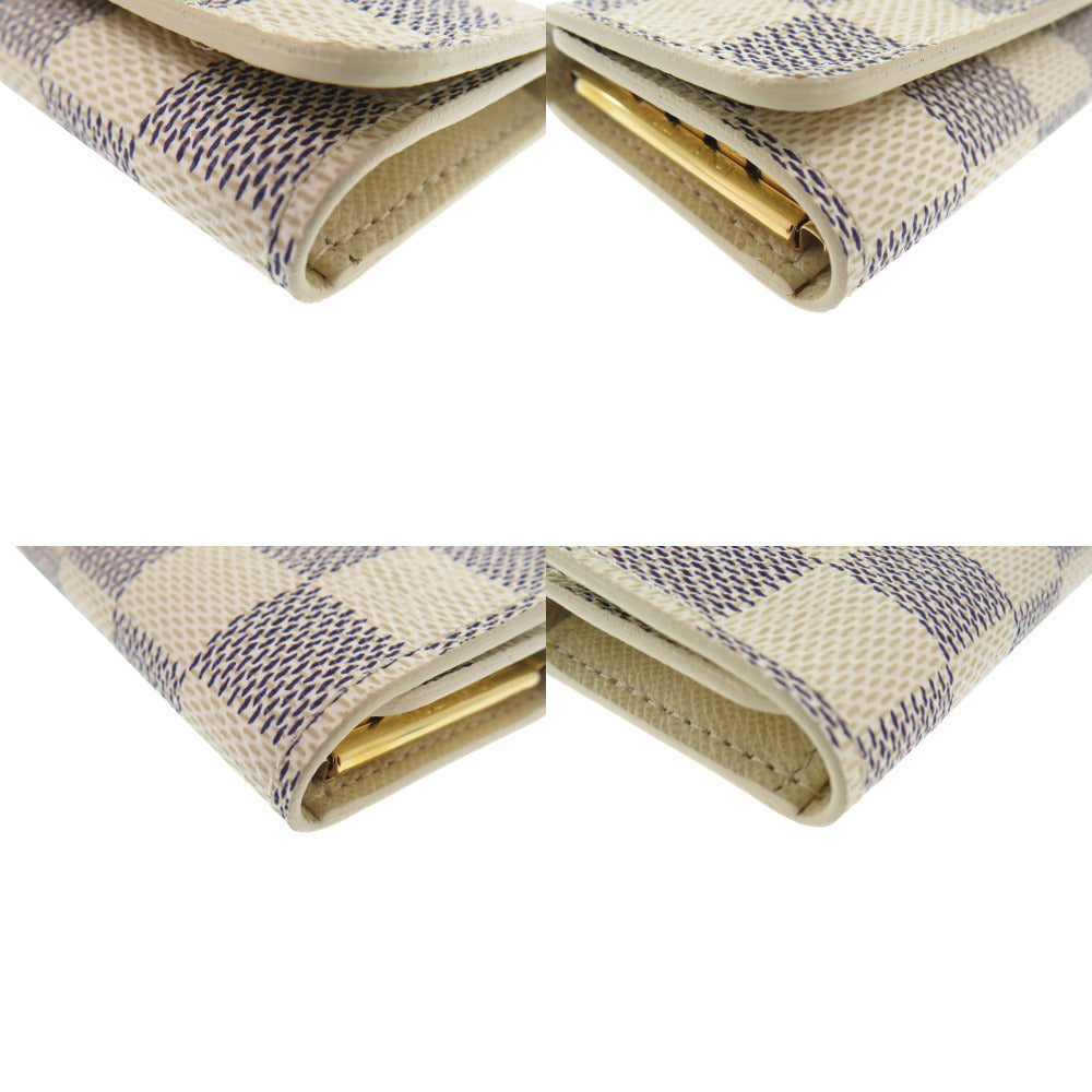 LOUIS VUITTON Key case Key holder Damier Azur Canvas gray Multicles4 Women(Unisex)