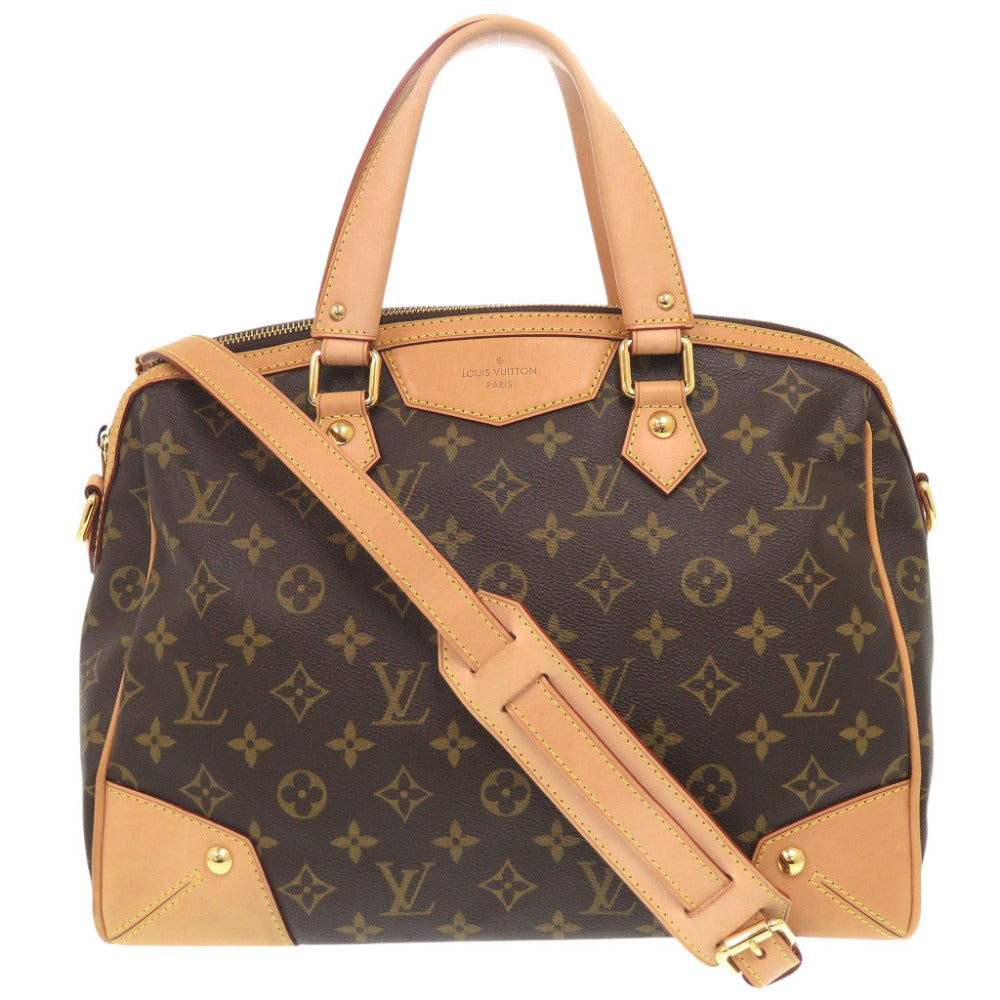 LOUIS VUITTON Handbag Monogram canvas Brown Monogram Retiro PM Women