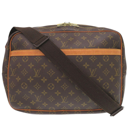 LOUIS VUITTON Shoulder Bag Monogram canvas Brown Monogram Reporter GM