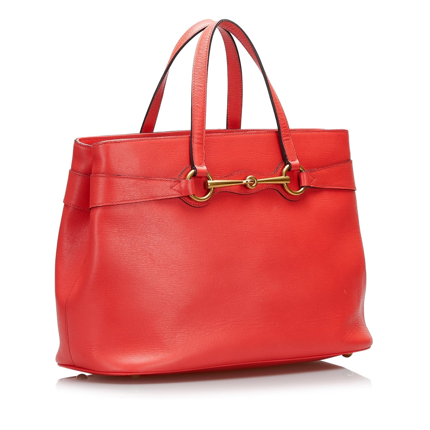 Gucci Orange Leather Shoulder Bag