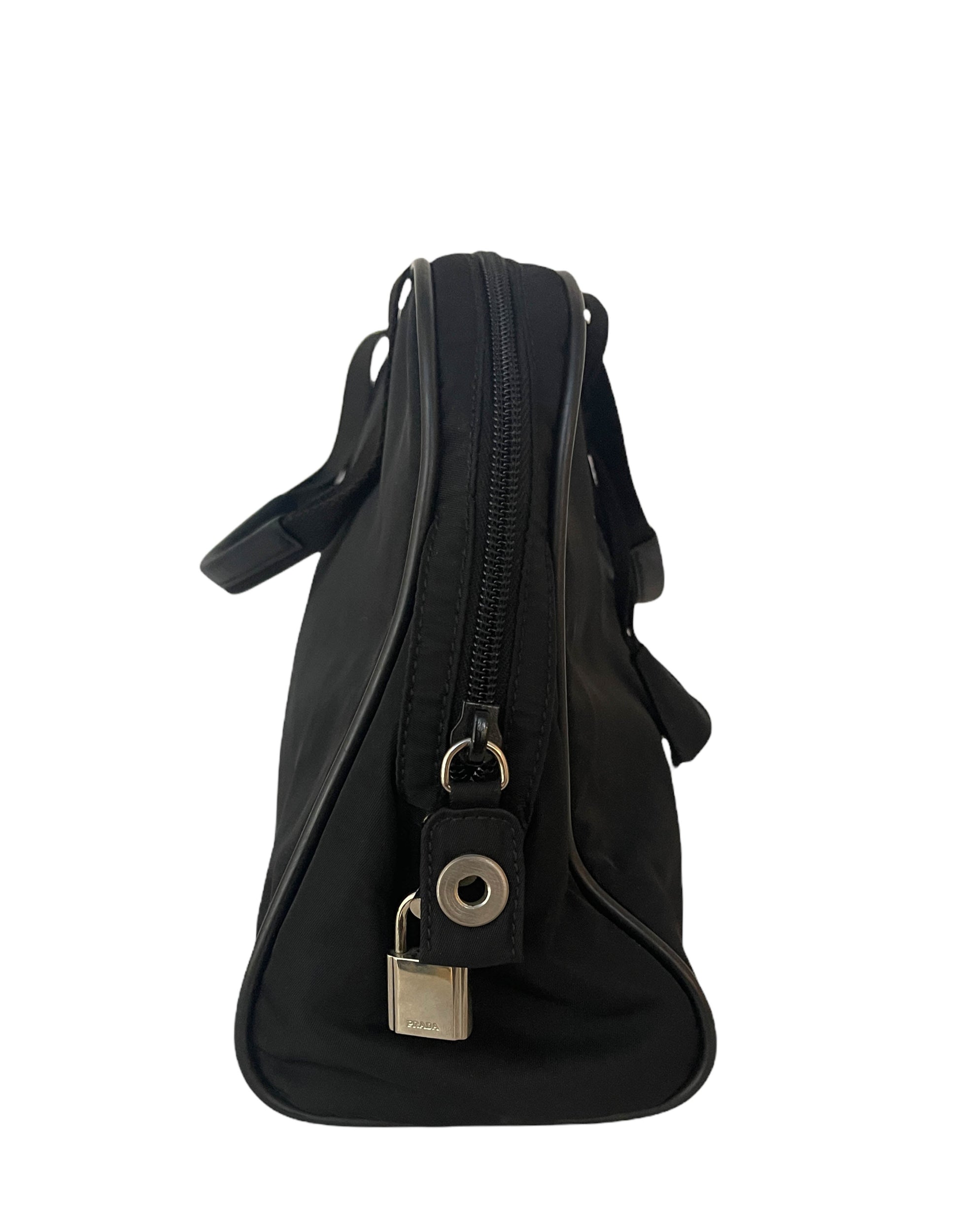 Prada Black Tessuto Nylon Handbag