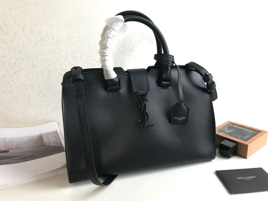 Yves Saint Laurent Monogram Cabas Small Black Luxury Handbag