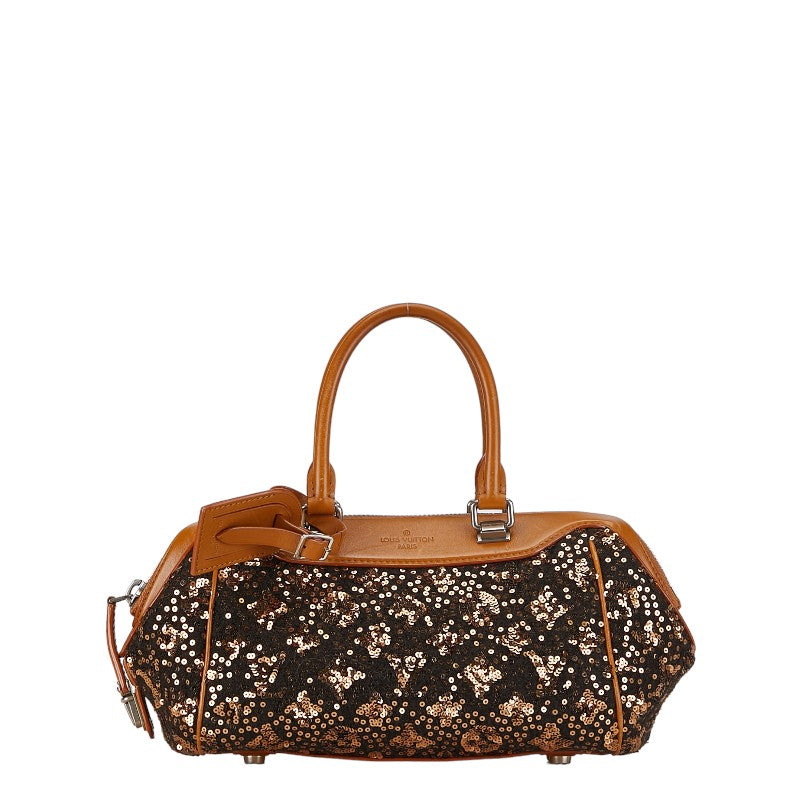 Louis Vuitton Monogram Sunshine Express Ba Handbag M40794 Brown Black Spin-Cool Leather Louis Vuitton