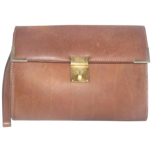 Gucci Envelope Leather Mini Clutch