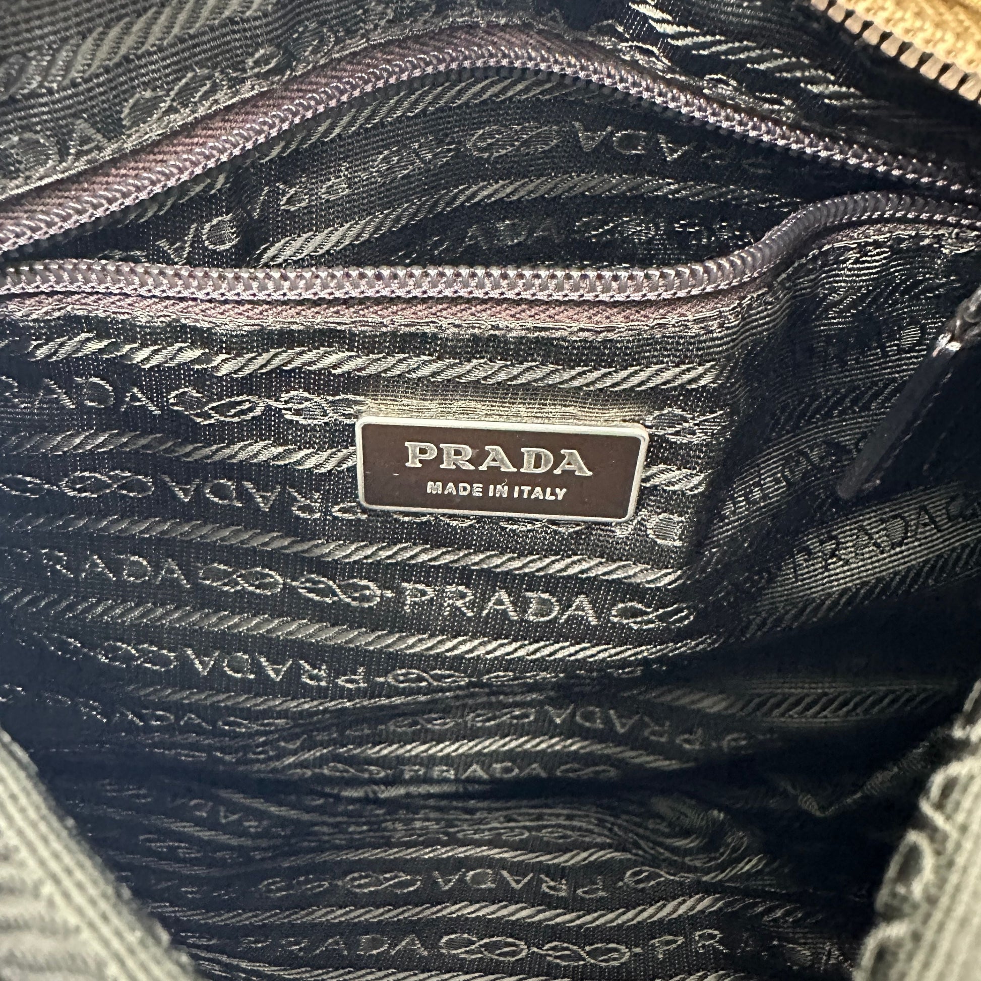 PRADA Beige Nylon Plain Backpack Shoulder Bag pr7809bf